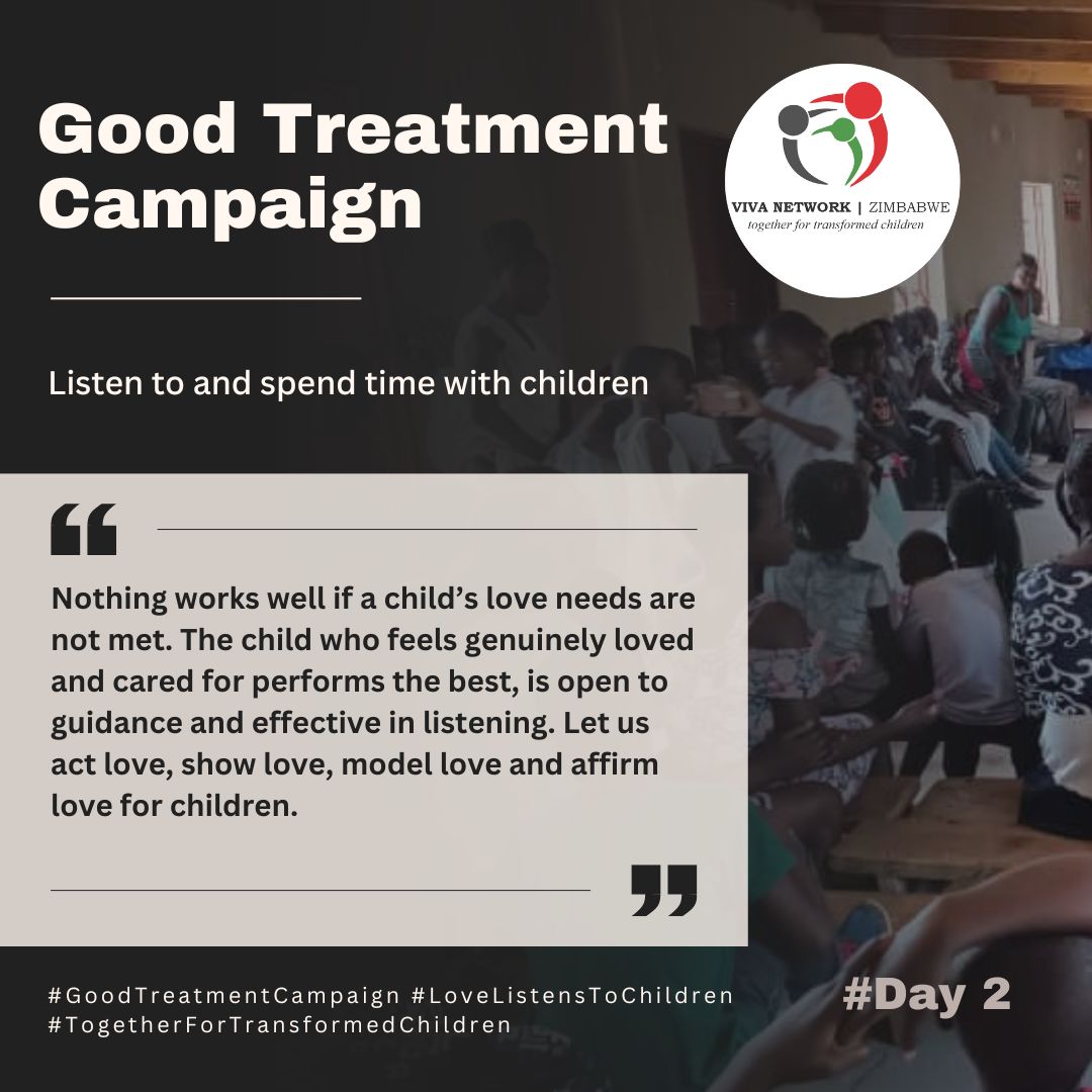 Listen to and spend time with children